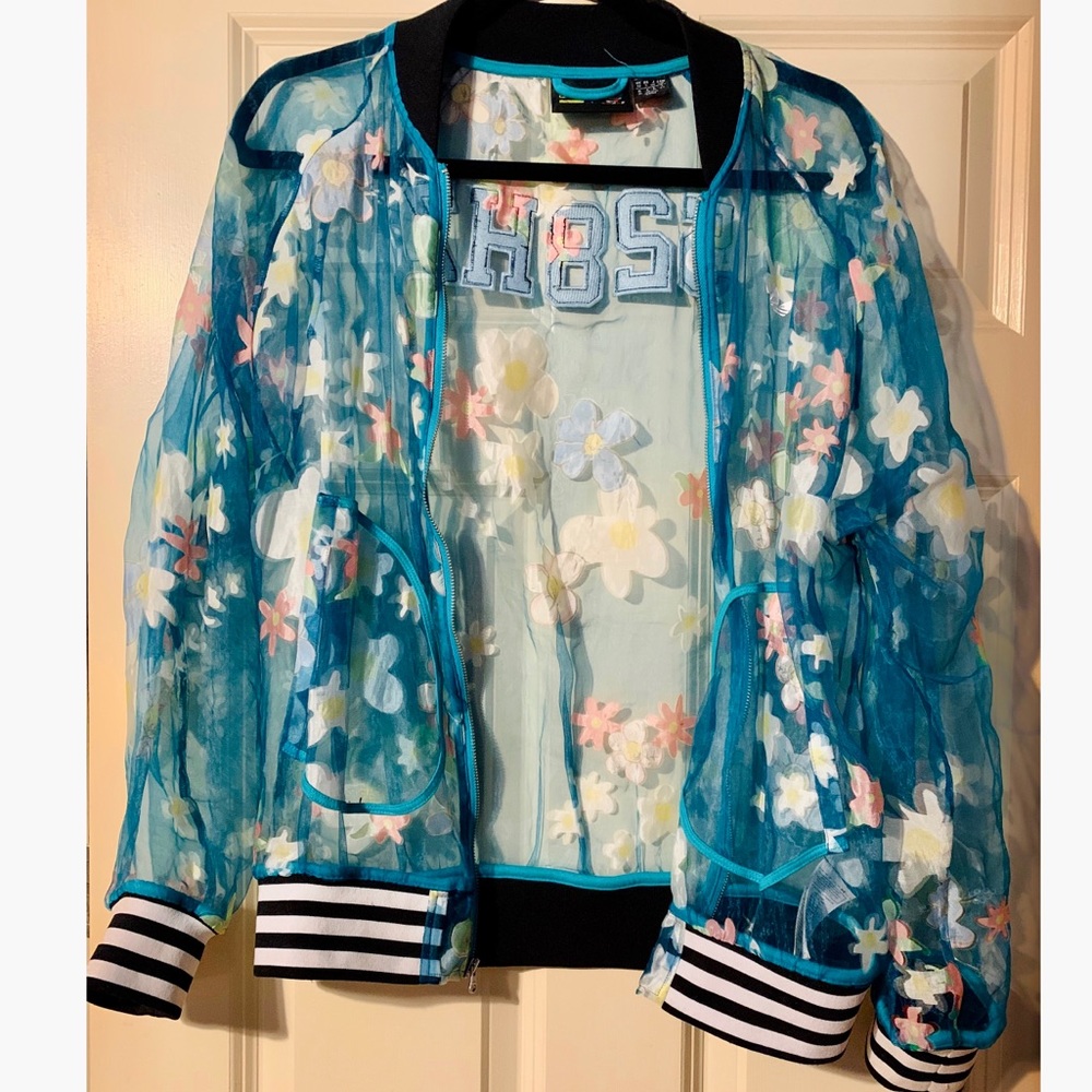 Adidas Floral Bomber Jacket